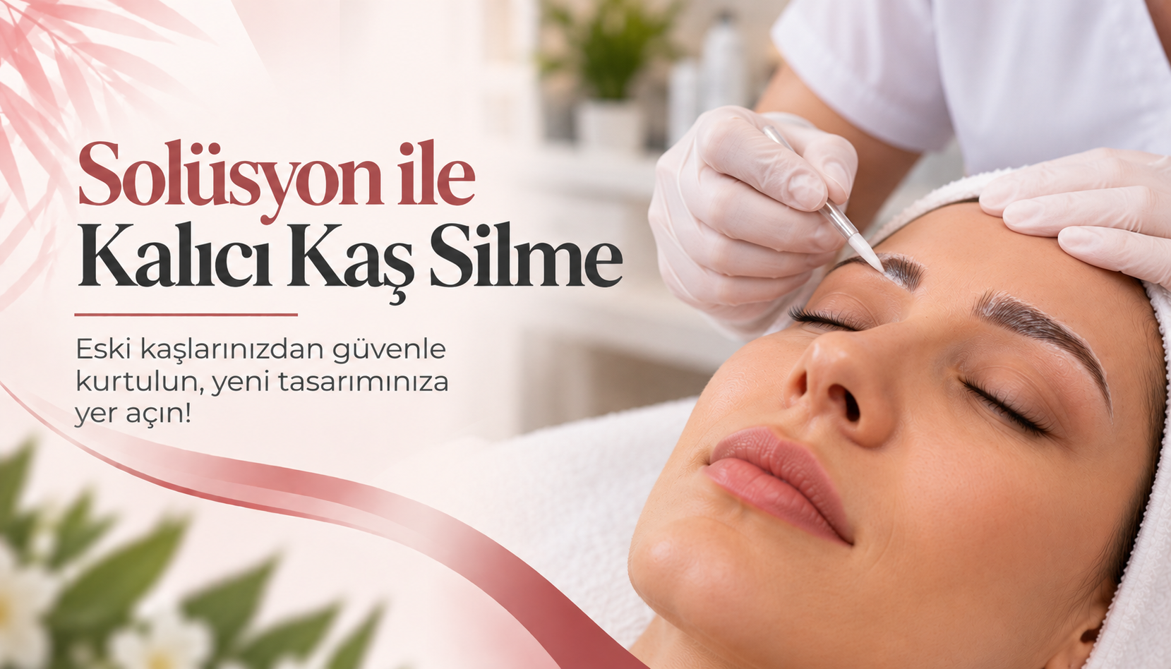 Solüsyon ile Kalıcı Kaş Silme